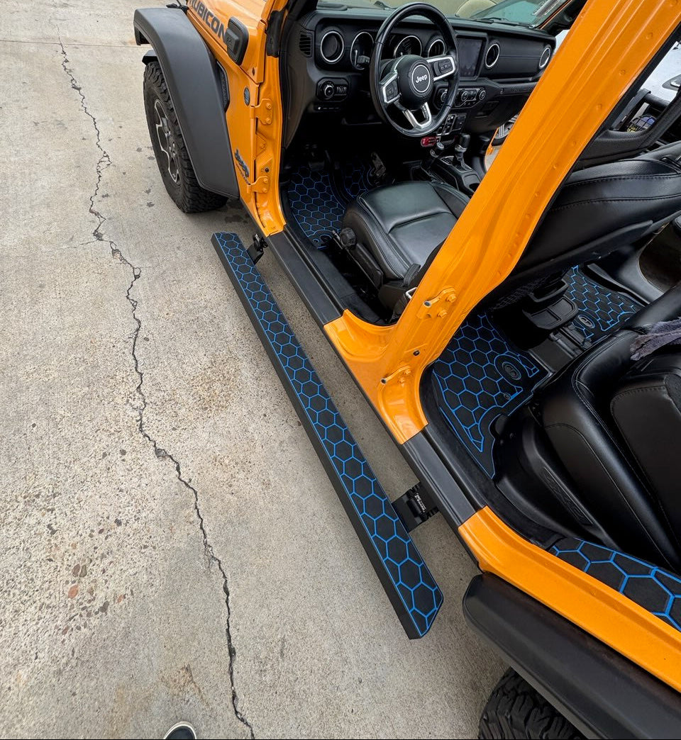 foam pad on jeep steps