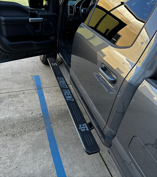 ford f250 custom foam steps on running boards