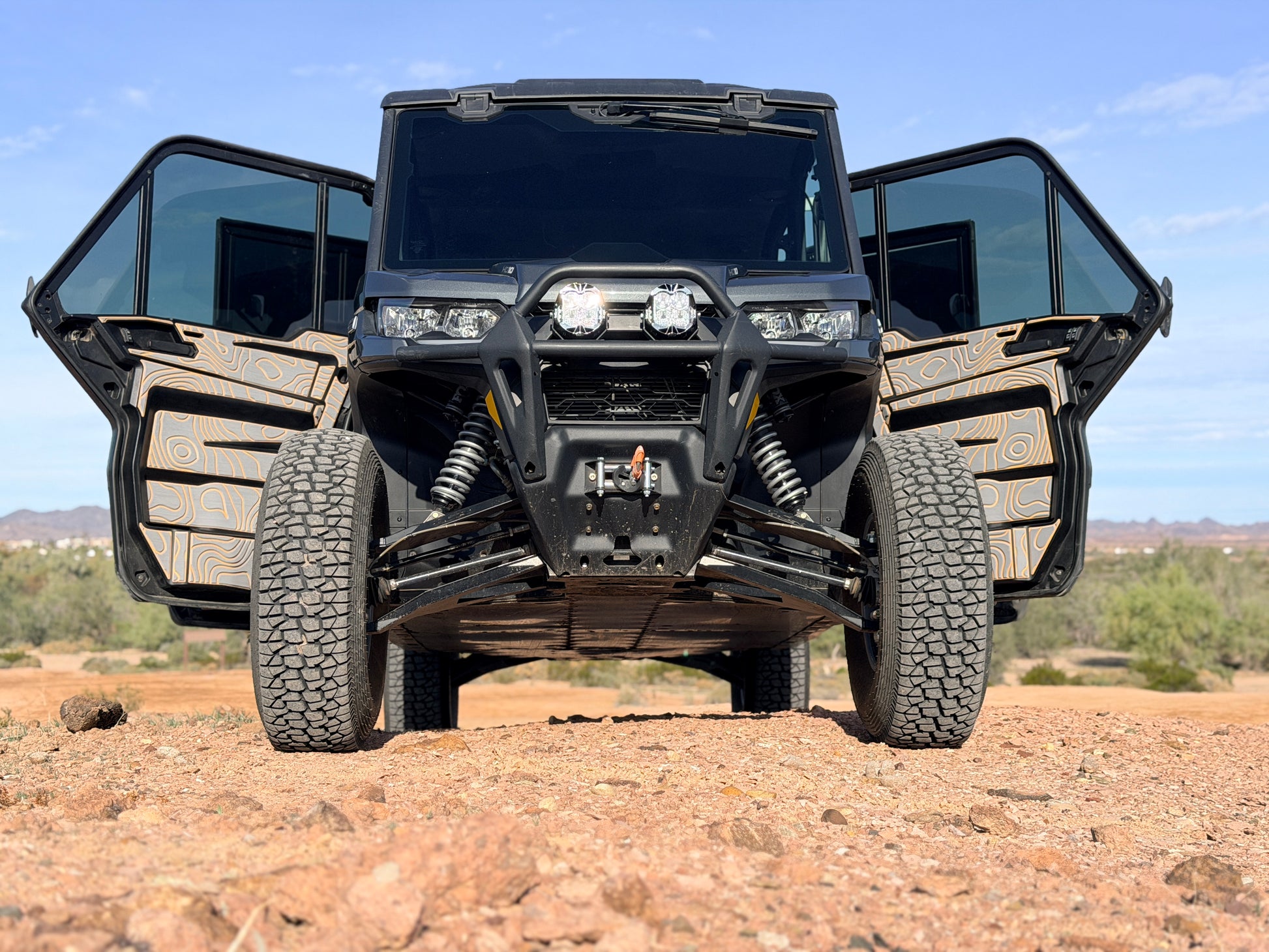 custom can am tensor tires eva foam kit foam liners enclosed polaris rzr