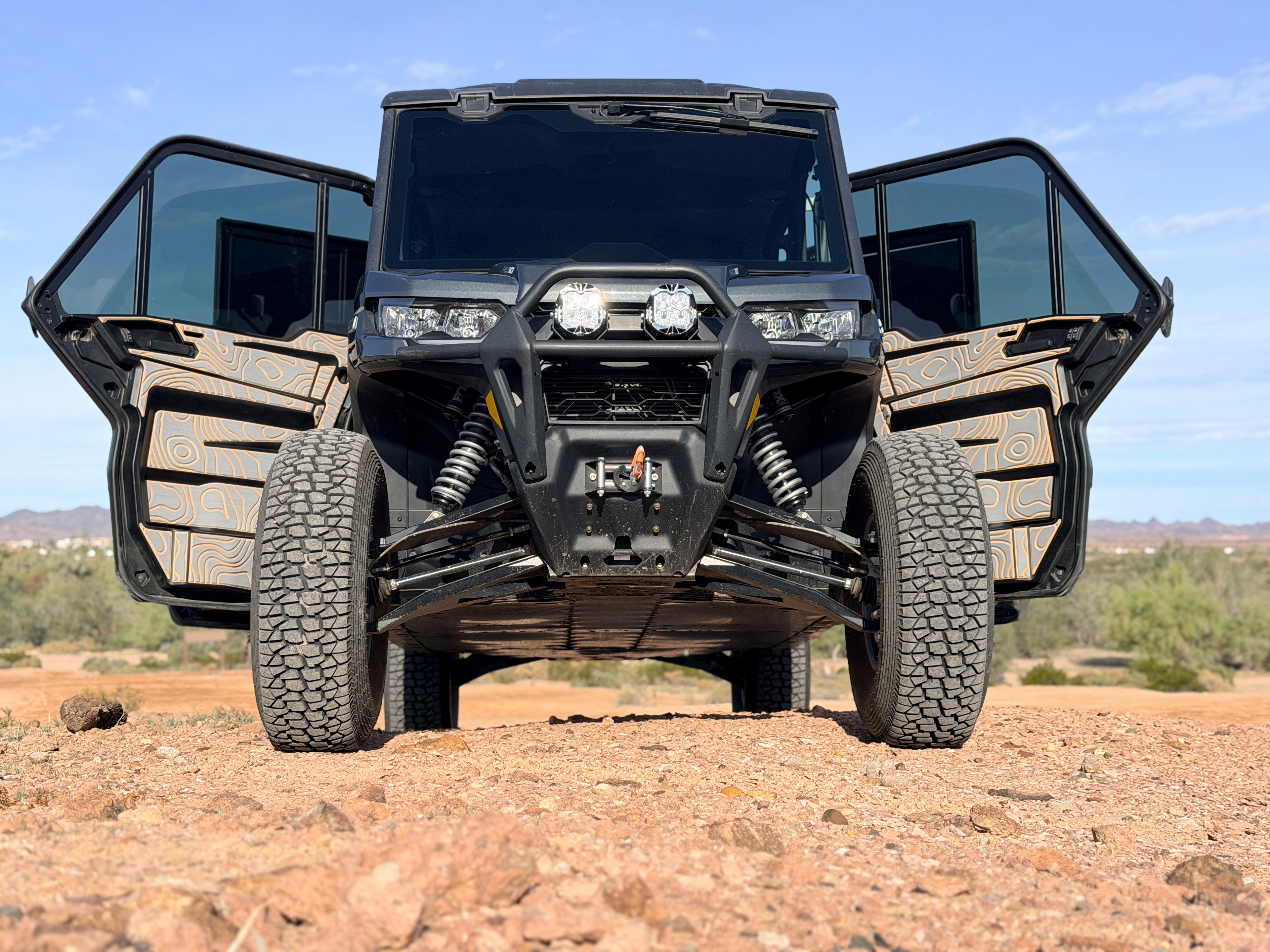 custom can am tensor tires eva foam kit foam liners enclosed polaris rzr